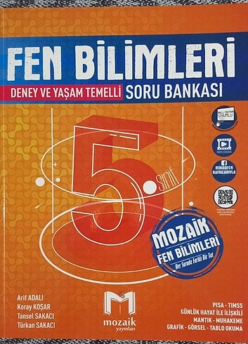 MOZAİK YAYIN 5.SINIF FEN BİLİMLERİ SORU BANKASI