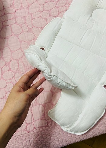 Beyaz Bebek Uyku Minderi - Görsel 3