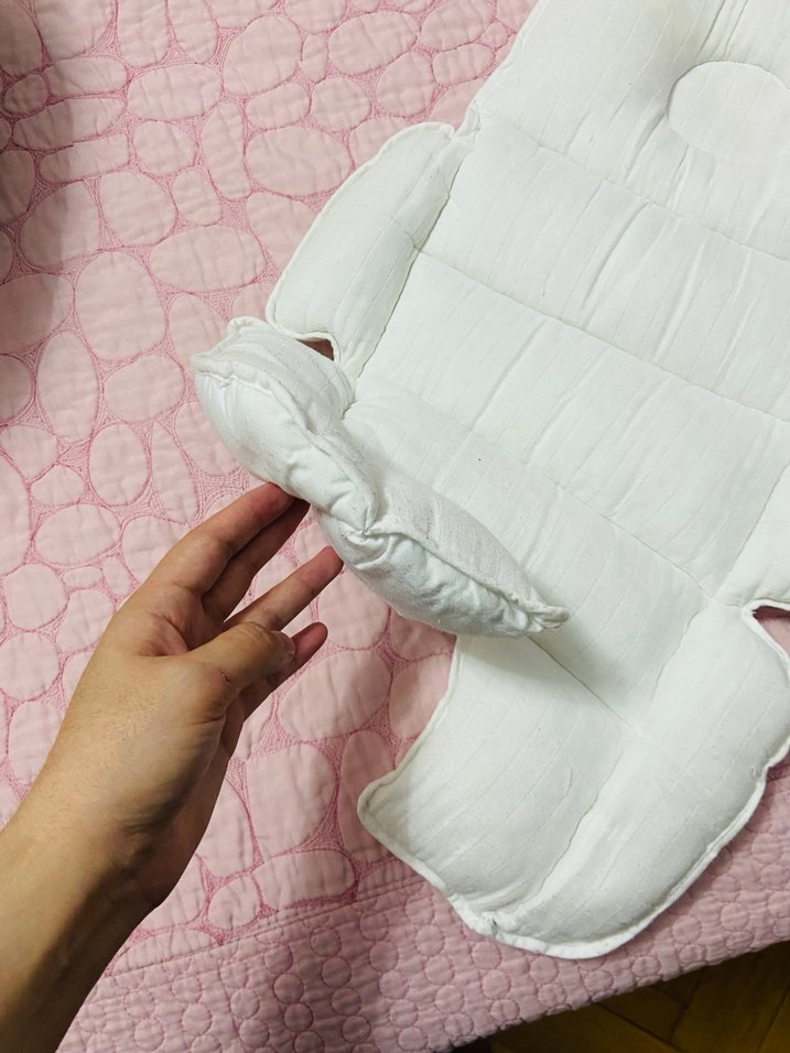 Beyaz Bebek Uyku Minderi - Görsel 3