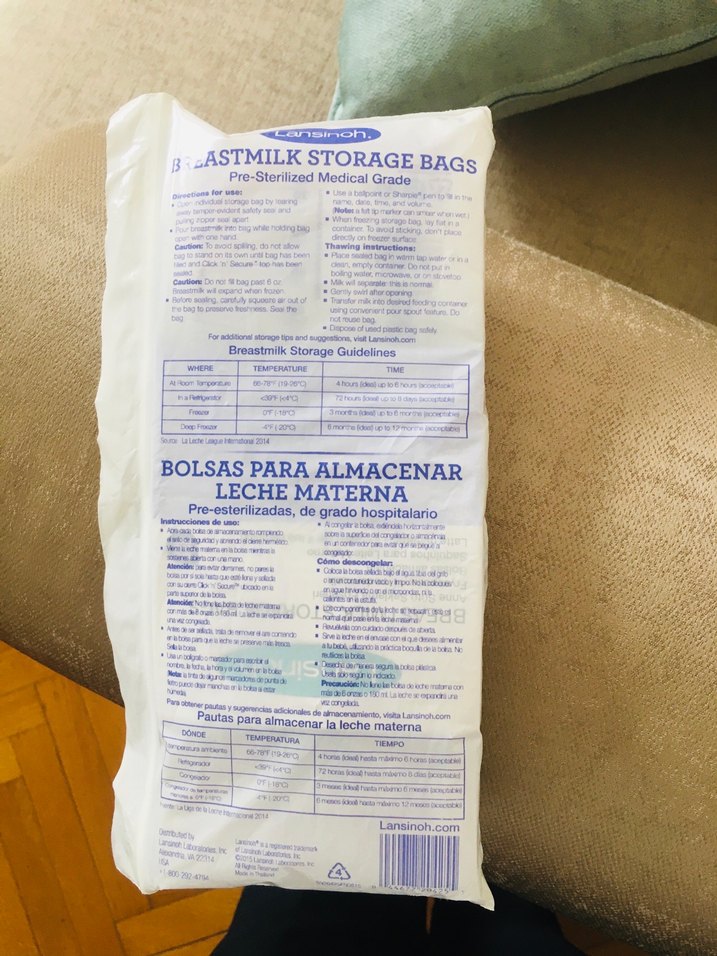 Lansinoh Göğüs Sütü Saklama Poşetleri - Görsel 3