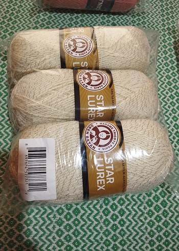 Bohem Tarzı STAR Lurex El İpi 3'lü Paket