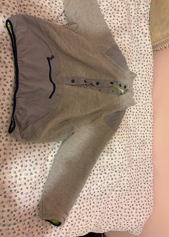 çift taraflı sweatshirt yağmurluk - Görsel 2