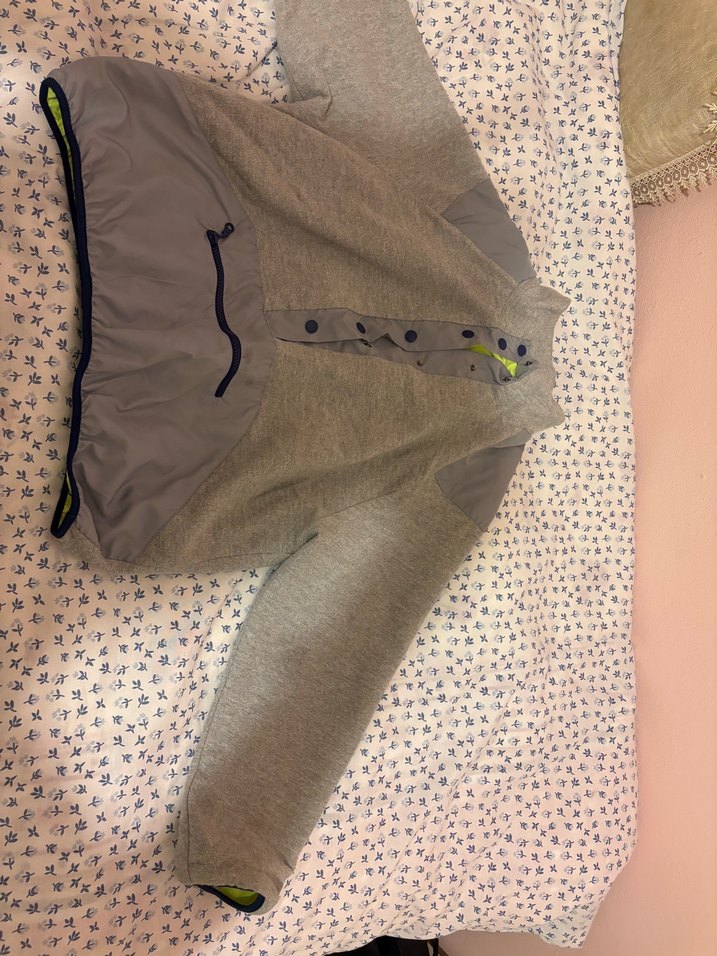 çift taraflı sweatshirt yağmurluk - Görsel 2