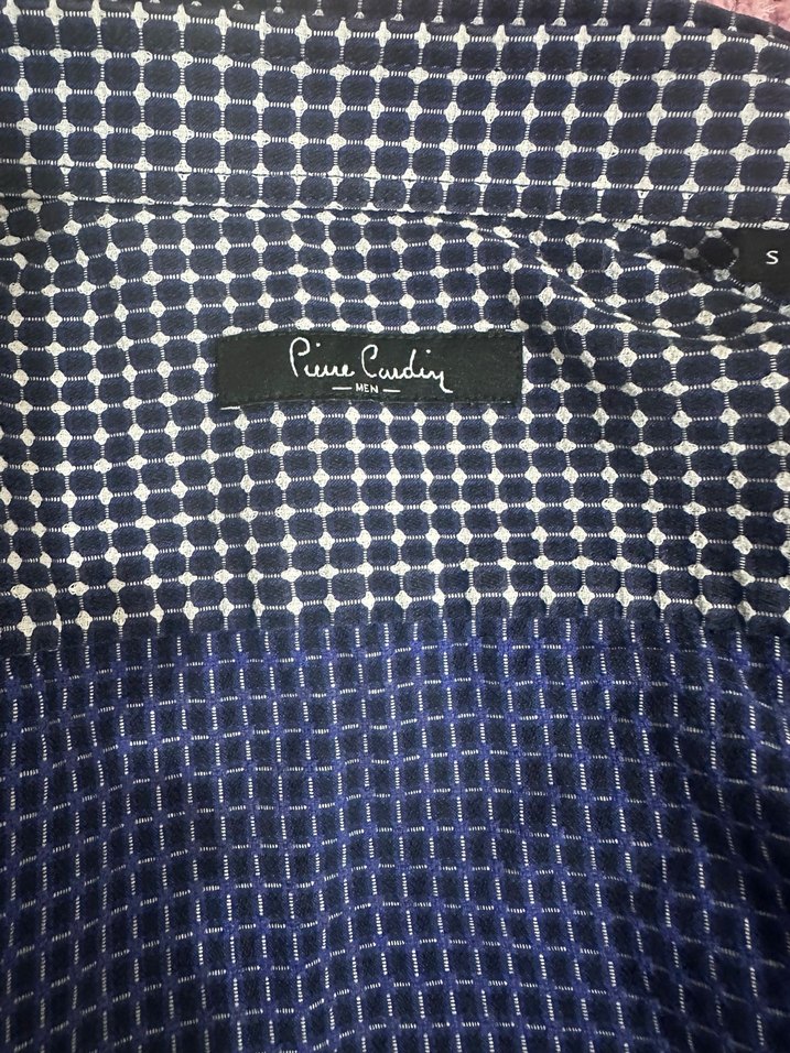 Pierre Cardin Düğmeli Gri Erkek Uzun Kollu Gömlek - Görsel 2