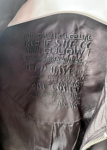 Siyah-Antrasit Kadın Kaban - Görsel 3