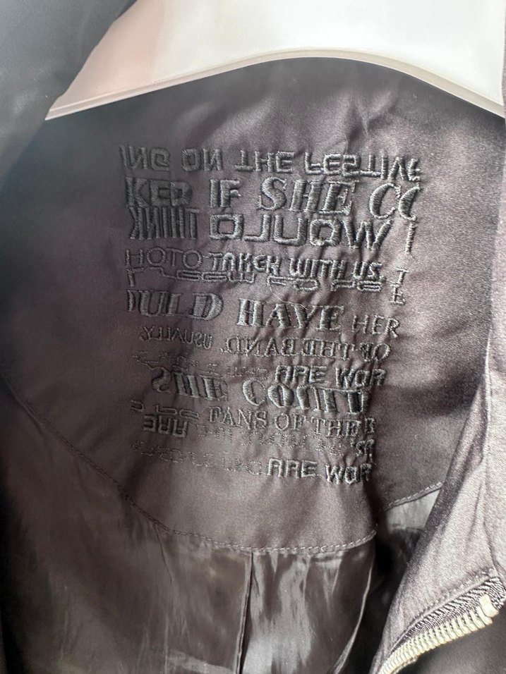 Siyah-Antrasit Kadın Kaban - Görsel 3