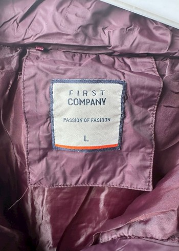 Mor Fermuarlı Kadın Kışlık Mont - Görsel 3