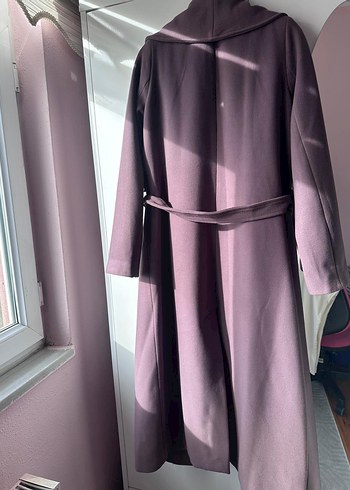 Mor Uzun Kadın Kaban - Görsel 3