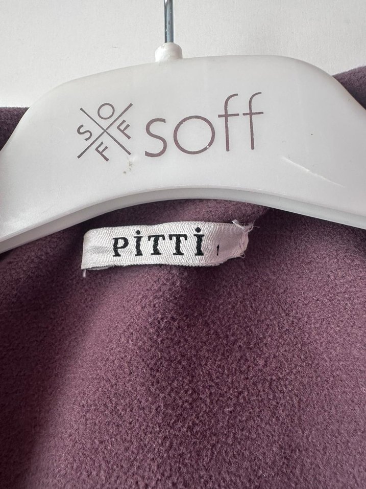 Mor Uzun Kadın Kaban - Görsel 4