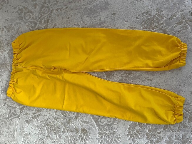 m Beden sarı Renk Sarı yazlık pantolon