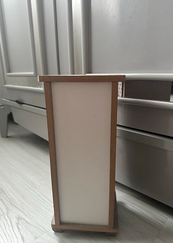 Bej 3 Çekmeceli Makyaj Organizeri - Görsel 5