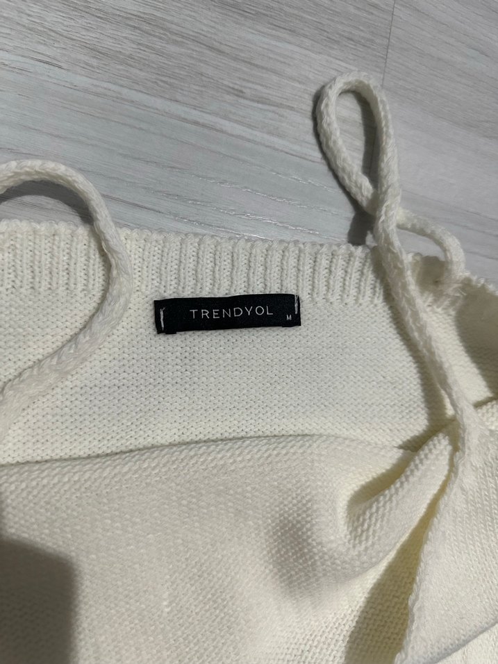 Beyaz İnce Askılı Mini Bralet - Görsel 2