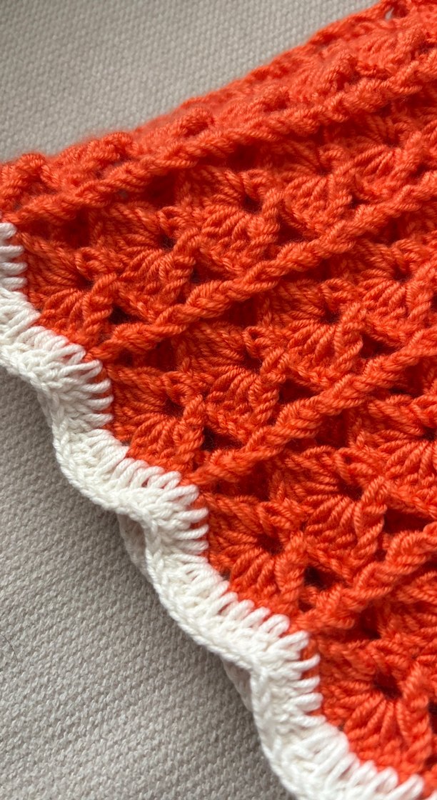 Turuncu Örgü Kız Elbisesi - Görsel 3