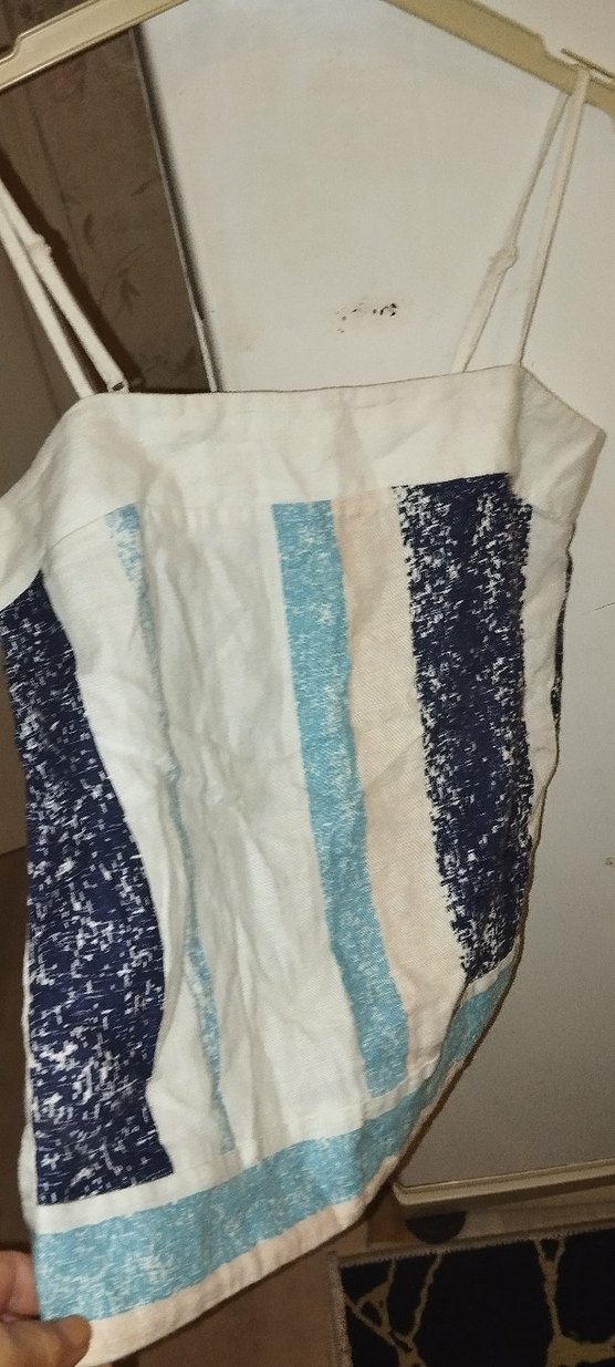 Bohem Mavi Baskılı Kadın bluz - Görsel 2