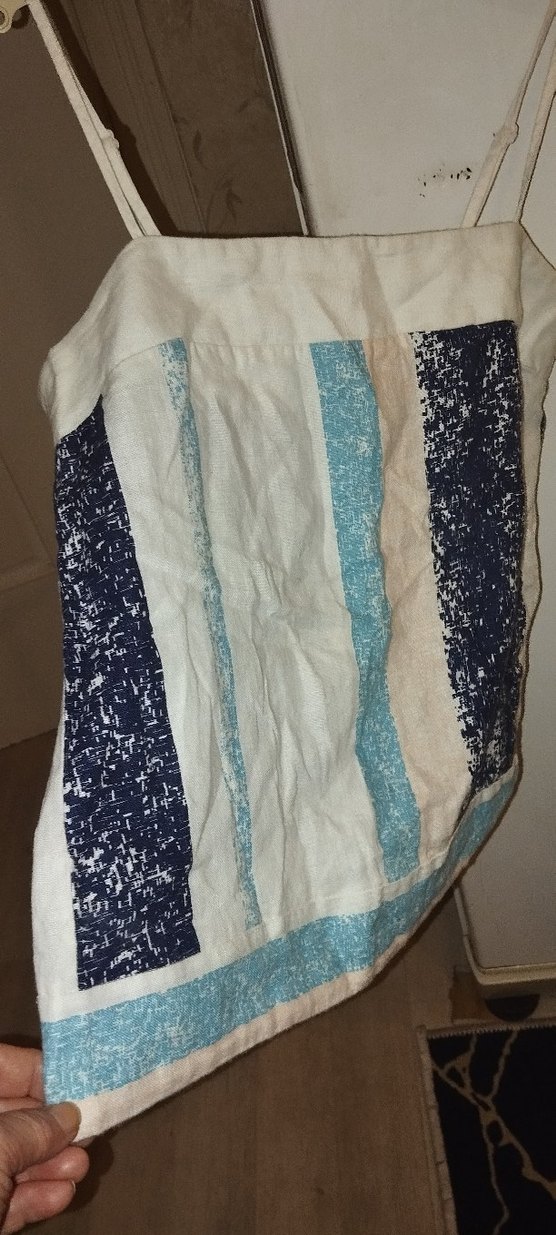 Bohem Mavi Baskılı Kadın bluz - Görsel 3