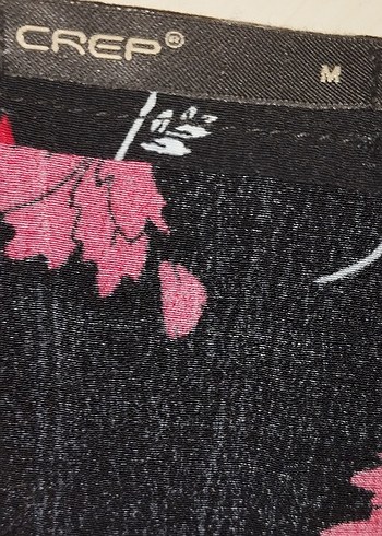 Çiçek Desenli Kırmızı Bohem Midi Elbise - Görsel 7