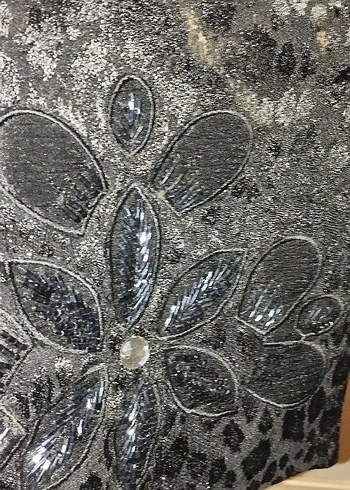 Yılan Desenli Siyah Deri Gotik Kadın Blazer - Görsel 2