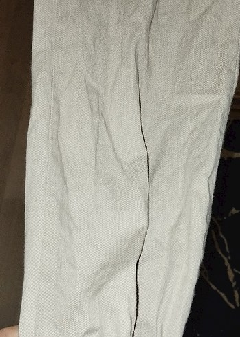 Kadın Bej Keten Uzun Tulum - Görsel 5