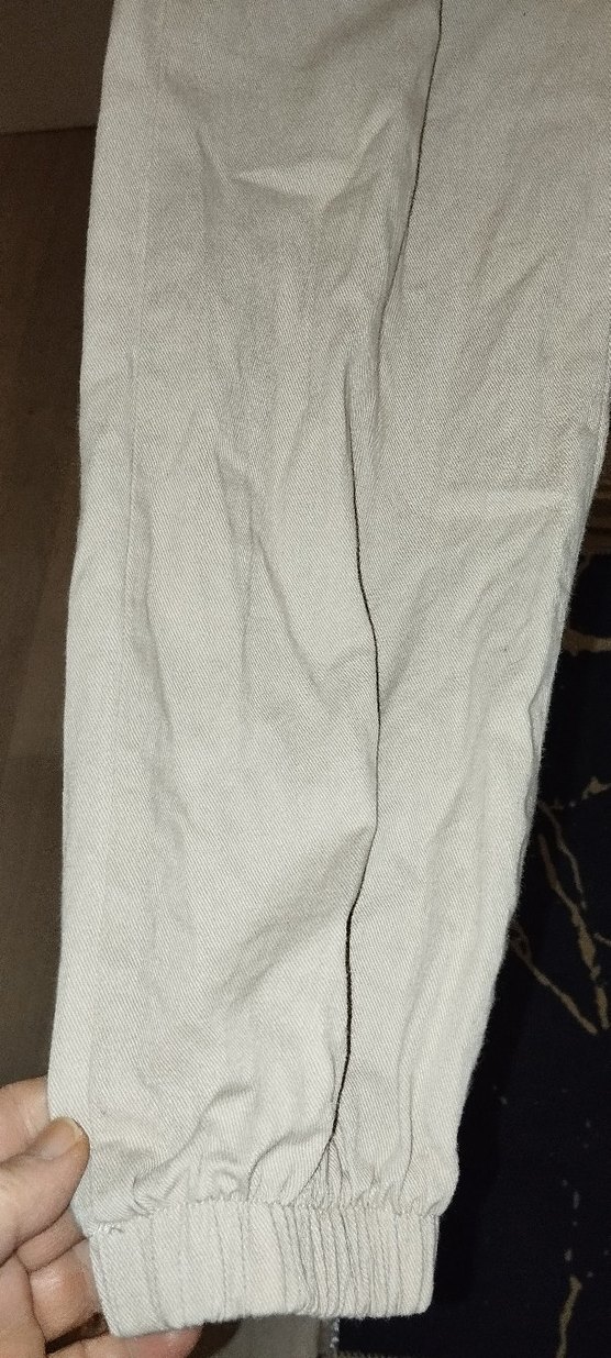 Kadın Bej Keten Uzun Tulum - Görsel 5