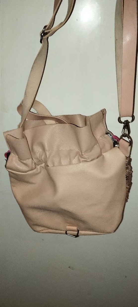 Pembe Parlak Pul Detaylı Kız Çanta - Görsel 4