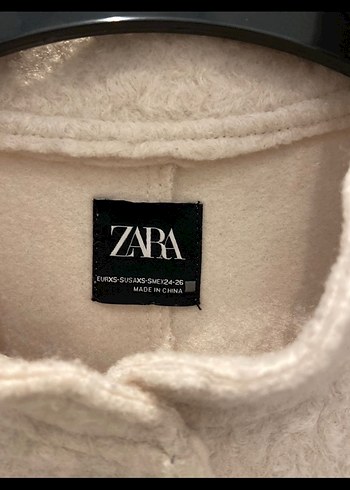 Zara Beyaz Kadın Ceket