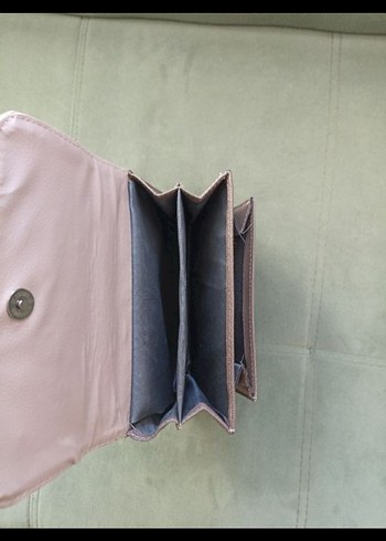 Bej Yılan Derisi Desenli Kadın Deri Çanta - Görsel 2