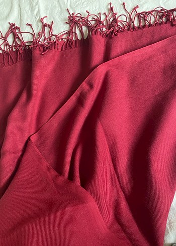 Bordo Kadın Şal - Görsel 4