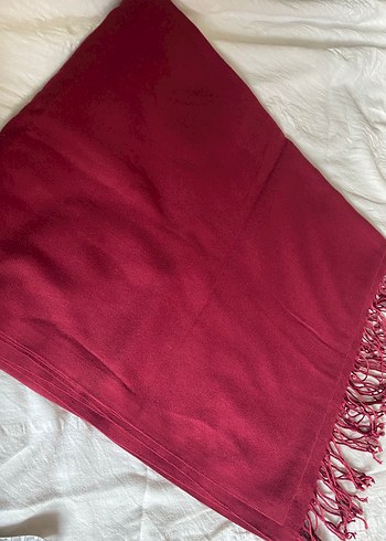 Bordo Kadın Şal - Görsel 2