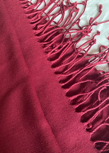 Bordo Kadın Şal - Görsel 3