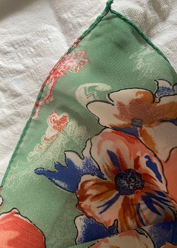 Bohem Çok Renkli Kadın Fular - Görsel 3