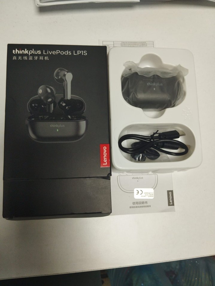 Lenovo Thinkplus LivePods LP1S Siyah Kablosuz Kulaklık - Görsel 3