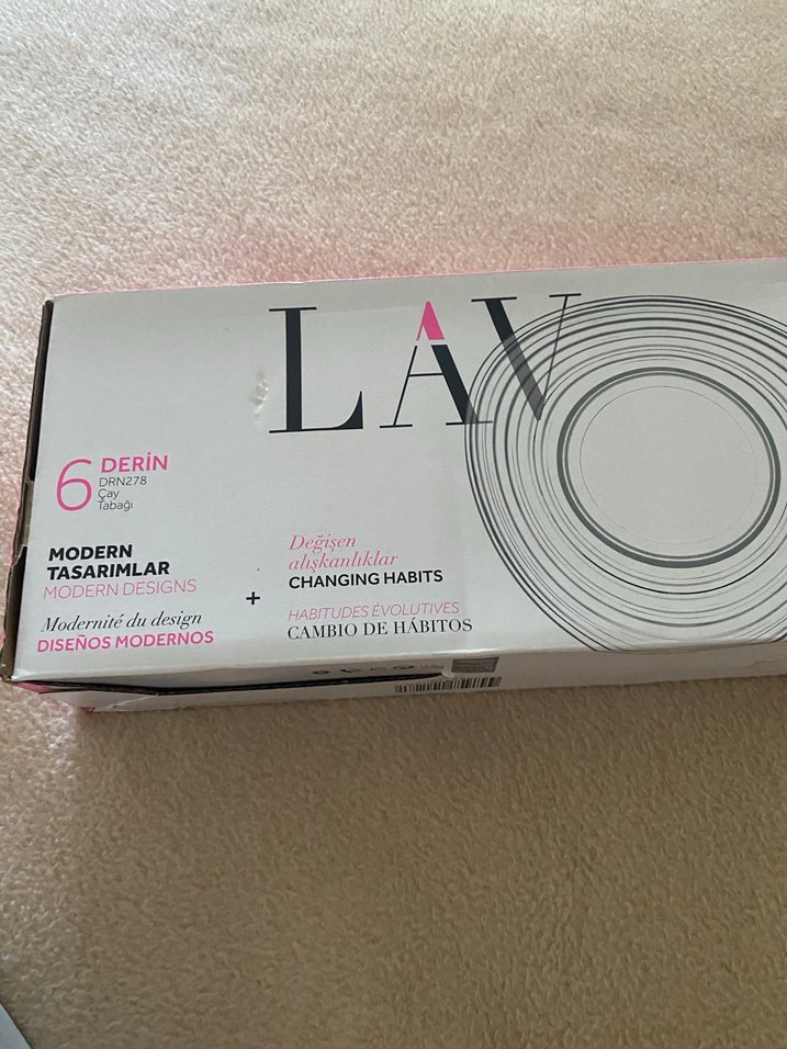 Paşabahçe altılı çay bardağı ve lav altılı çay bardağı altı - Görsel 2