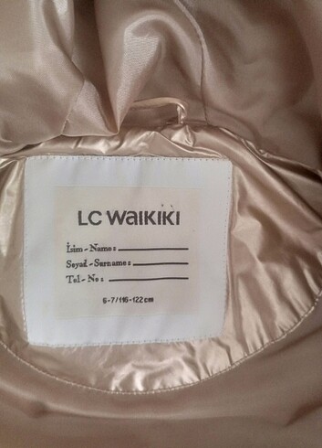 6 Yaş Beden altın Renk Lc Waikiki kız çocuk şişme yelek