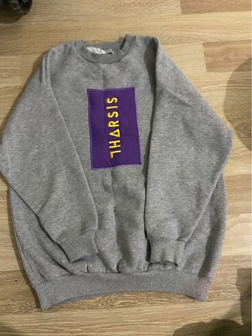 Diğer Gri oversize sweat