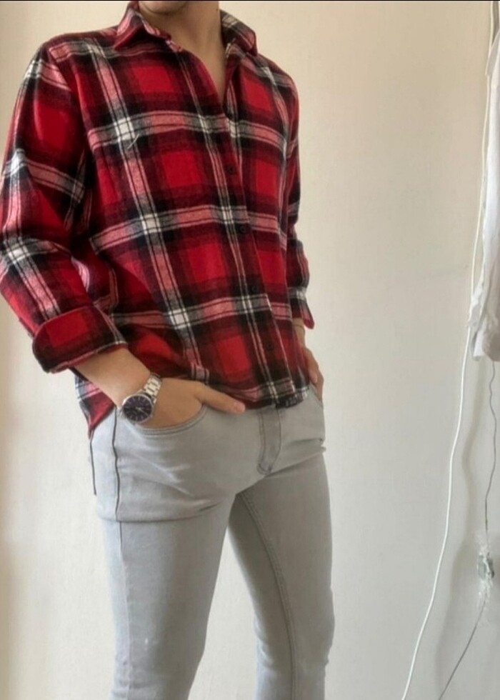 Erkek Oduncu Gömlek  - Görsel 3