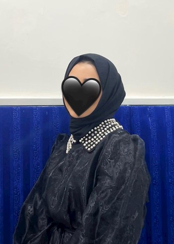 Abiye Uzun Siyah Organze kumaş Kadın abiye