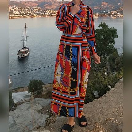 Kimono Elbise Tesettür Kap Zara Kap / Pardesü %52 İndirimli - Gardrops