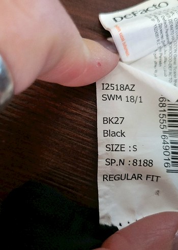 Defacto Siyah Kadın Mayo - Görsel 4