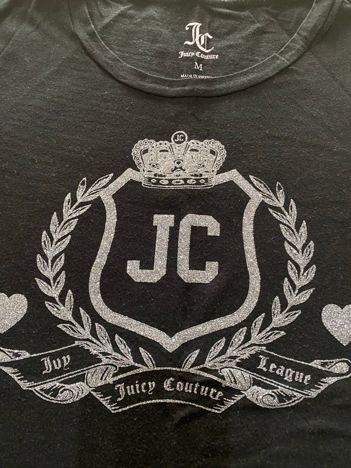 Kısa Kollu Siyah Baskılı Hamile Tişörtü - Görsel 2