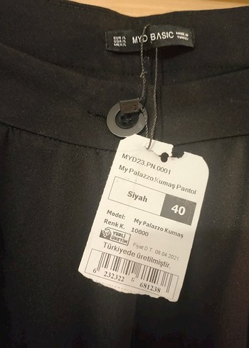 Siyah Kemerli Kadın Kumaş Pantolon - Görsel 4