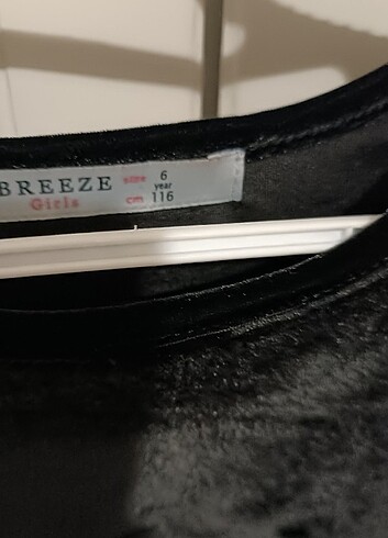 6 Yaş Beden Kadife Bluz