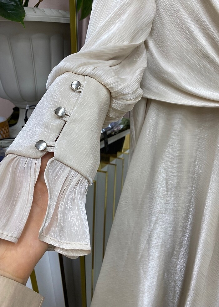 Şifon önden bağlamalı - Görsel 4