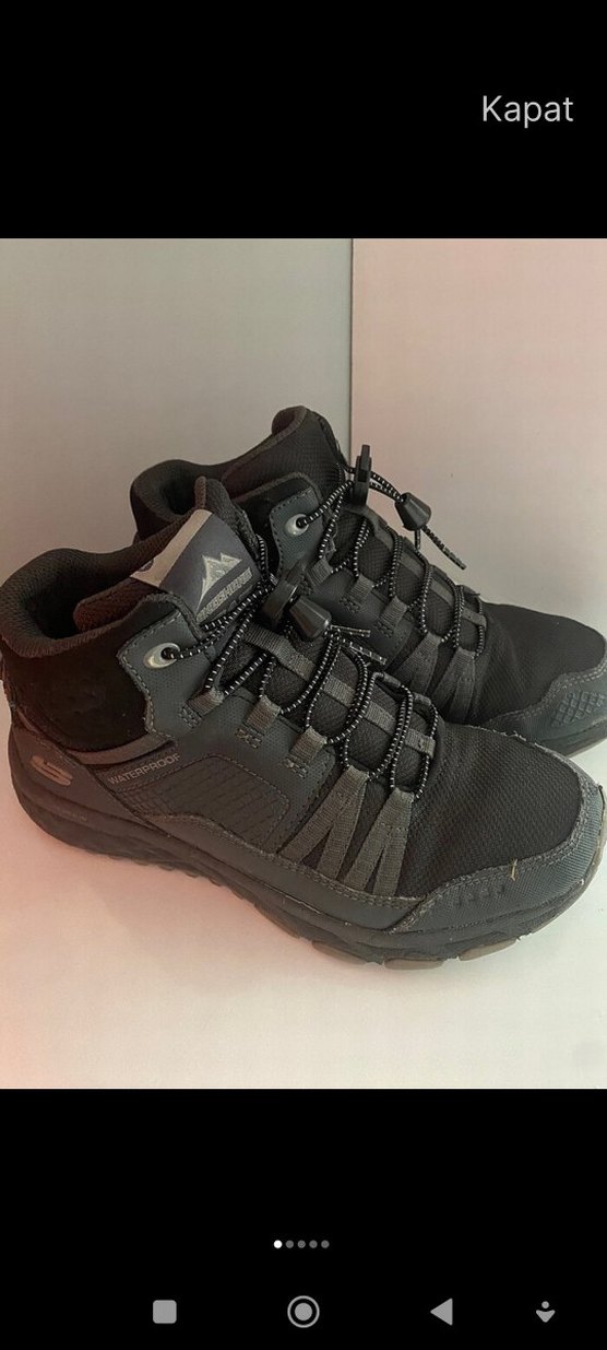 Skechers Gri Erkek Spor Ayakkabı akıllı  Bağcıkli - Görsel 2