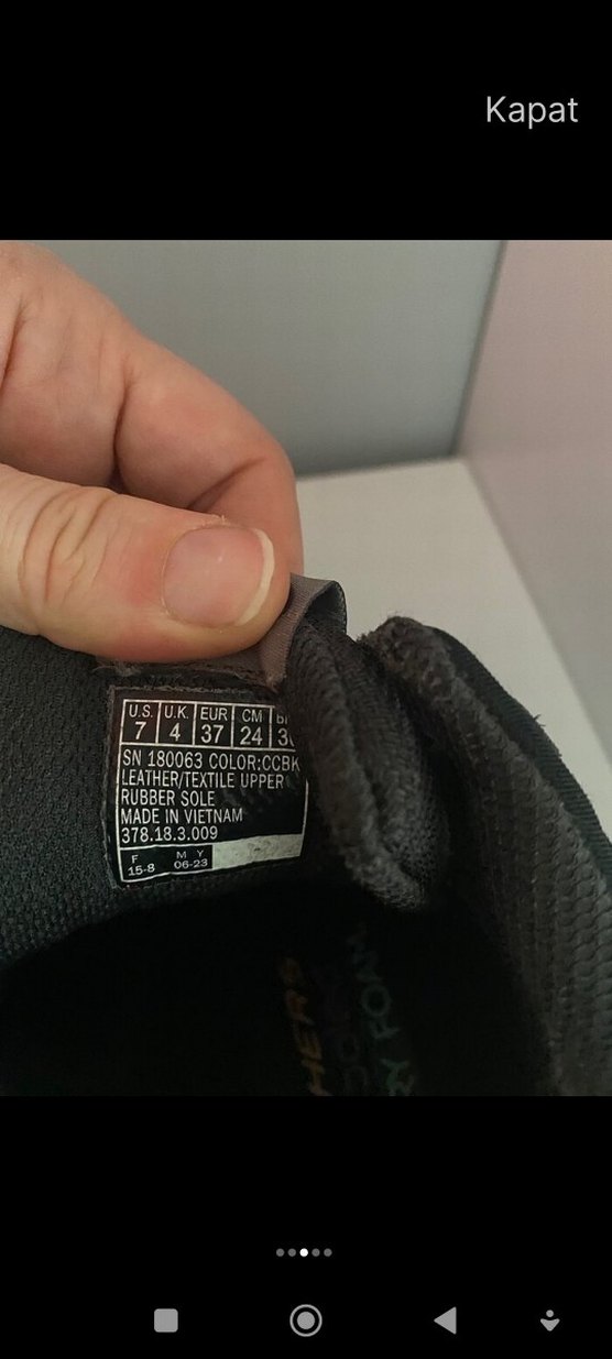 Skechers Gri Erkek Spor Ayakkabı akıllı  Bağcıkli - Görsel 5