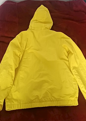 Sarı Fermuarlı Erkek Çocuk Yağmurluk - Görsel 4