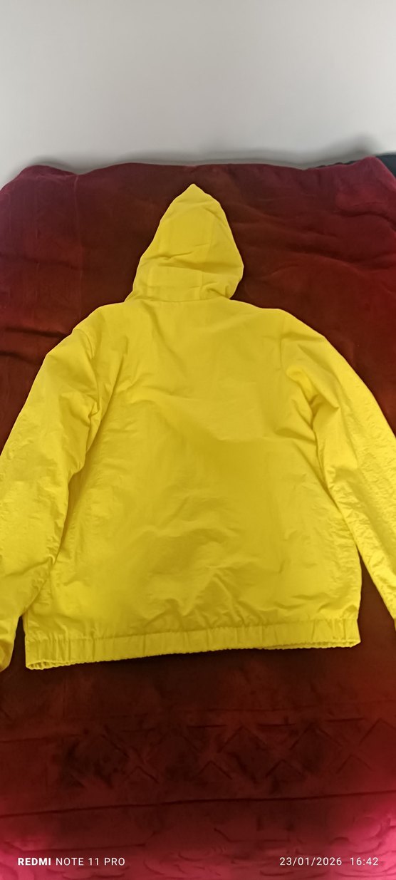 Sarı Fermuarlı Erkek Çocuk Yağmurluk - Görsel 4