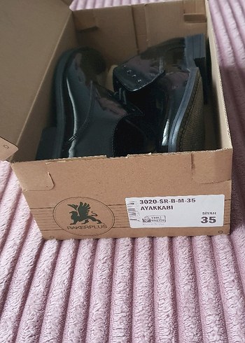 Siyah Rugan Erkek Çocuk Oxford Ayakkabı - Görsel 4