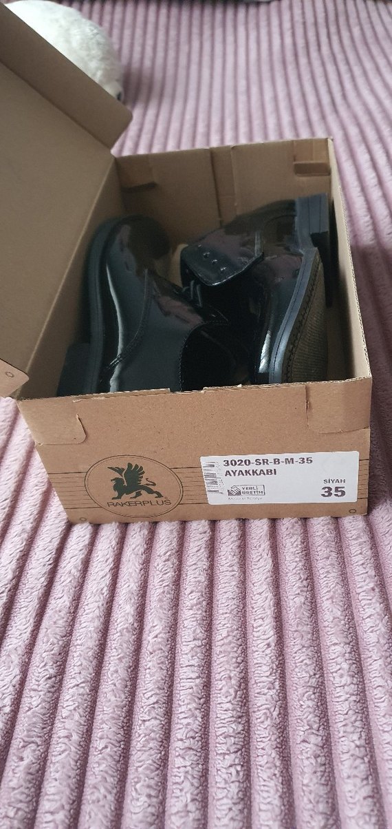 Siyah Rugan Erkek Çocuk Oxford Ayakkabı - Görsel 4