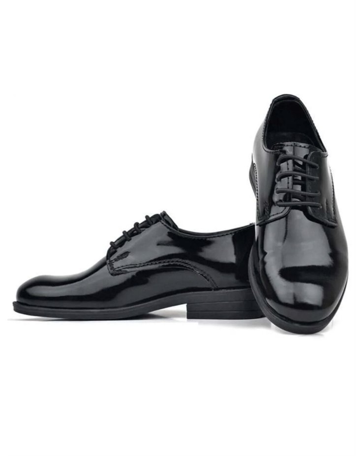 Siyah Rugan Erkek Çocuk Oxford Ayakkabı - Görsel 2