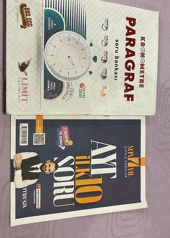 Paragraf Soru Bankası ve AYT 40 Soru Kitapları